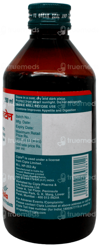 Livetone Syrup 200Ml